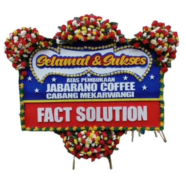 Papan Bunga Grand Opening Merah Meriah