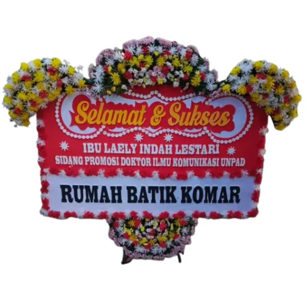 Papan Bunga Selamat & Sukses Merah Putih